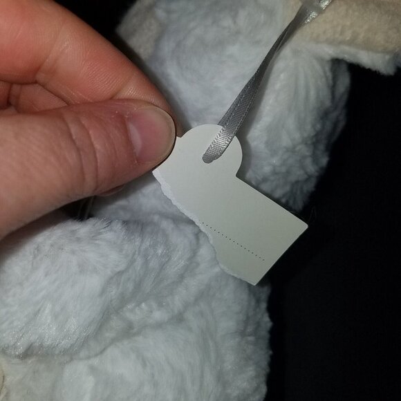 Cloud Island White Sheep Lamb Plush Lovey Rattle Mom Baby Stuffed Animal Toy - Picture 9 of 10